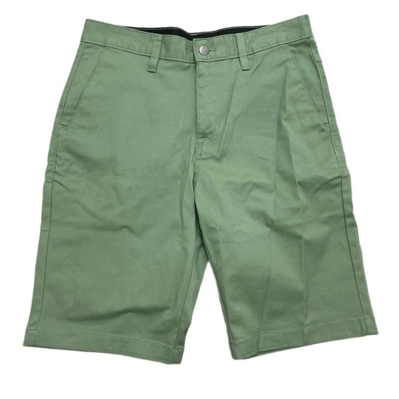 VOLCOM Men's VMonty Stretch Shorts Green Size 38 MSRP $50 - Picture 1 of 7